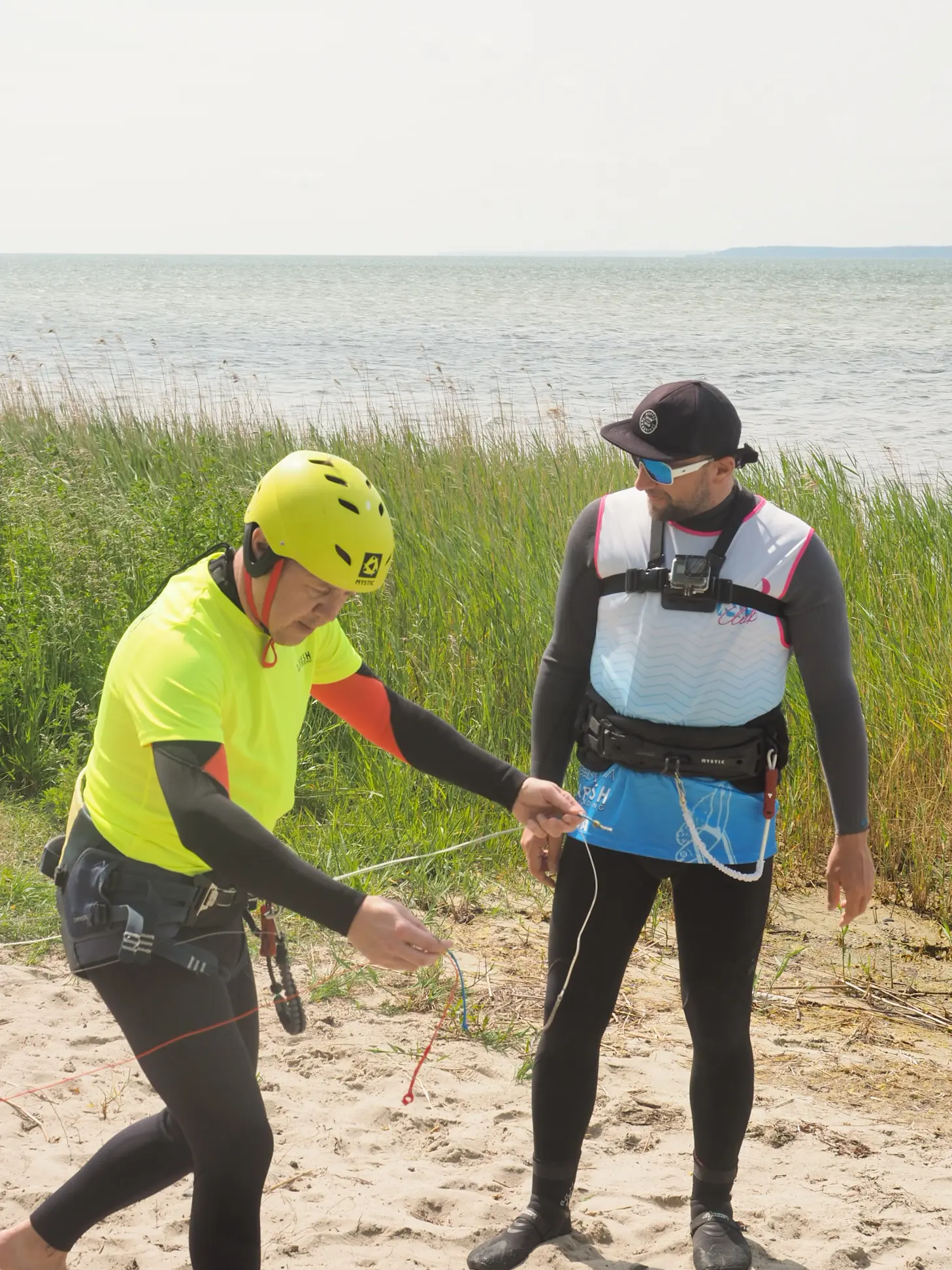 Marcel prowadzi zajęcia na home spot – KiteClub